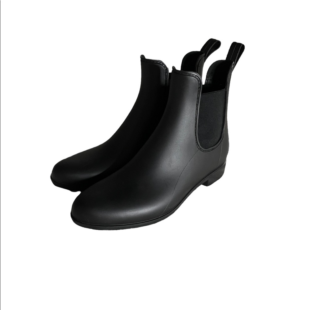Black rain boots, NWOT, women’s 9, Cougar brand